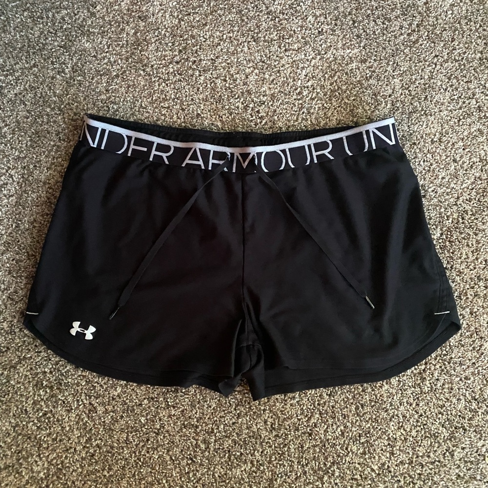 black under armor shorts